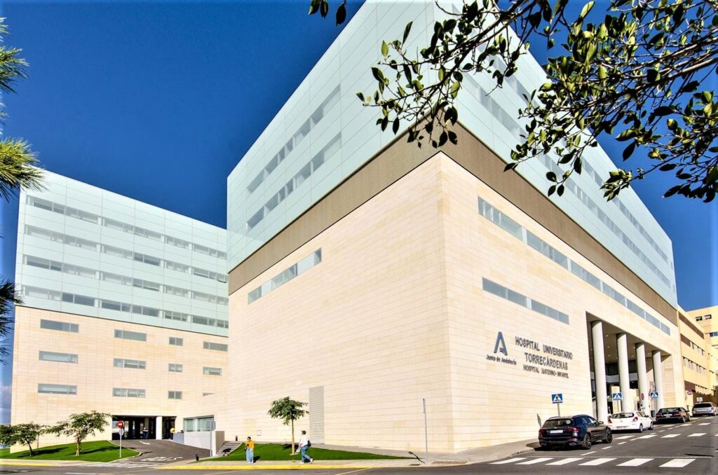 Vista del hospital Torrecárdenas de Almería